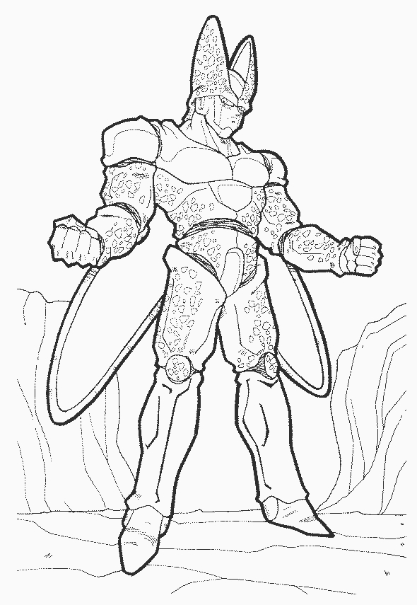Goku en pleine action sur le terrain de combat