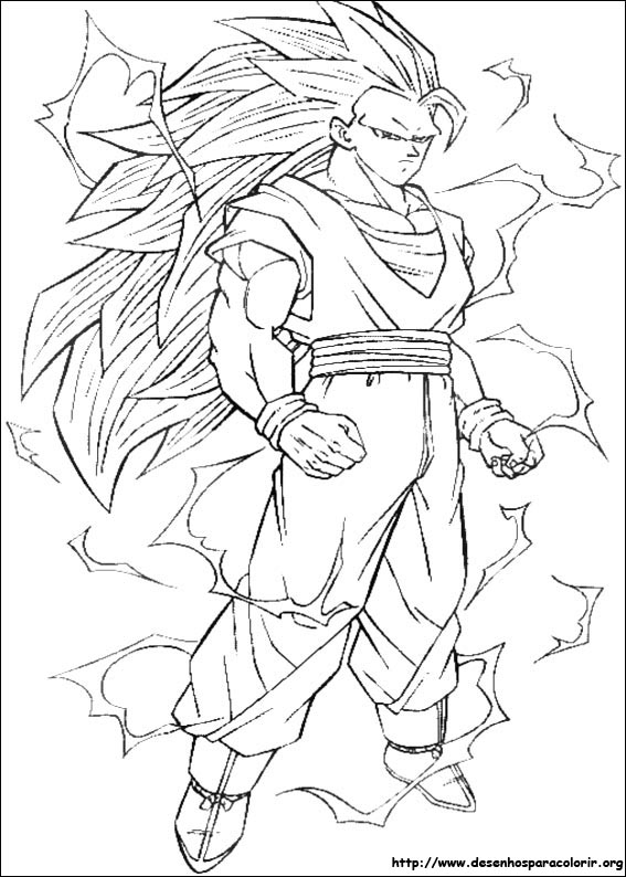 Goku en pleine action face à un adversaire dans un décor de combat