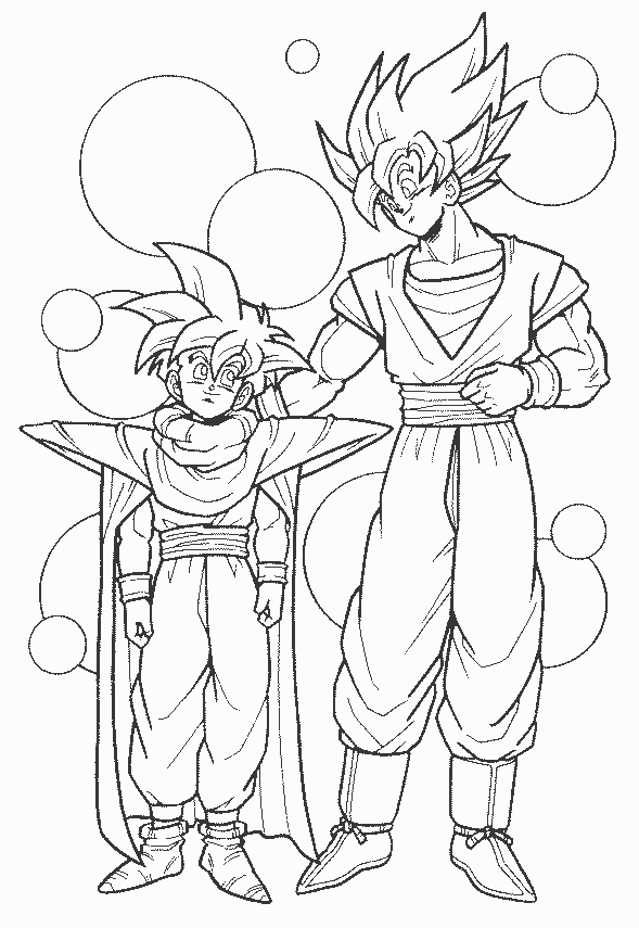 Goku en pleine action face à un ennemi redoutable dans un décor dynamique