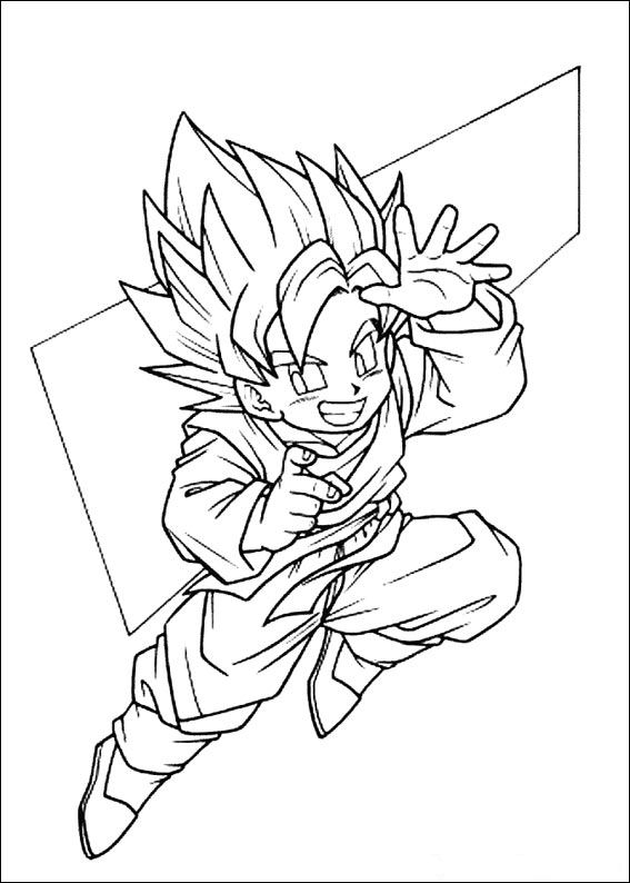 Goku en pleine action avec son Kamehameha