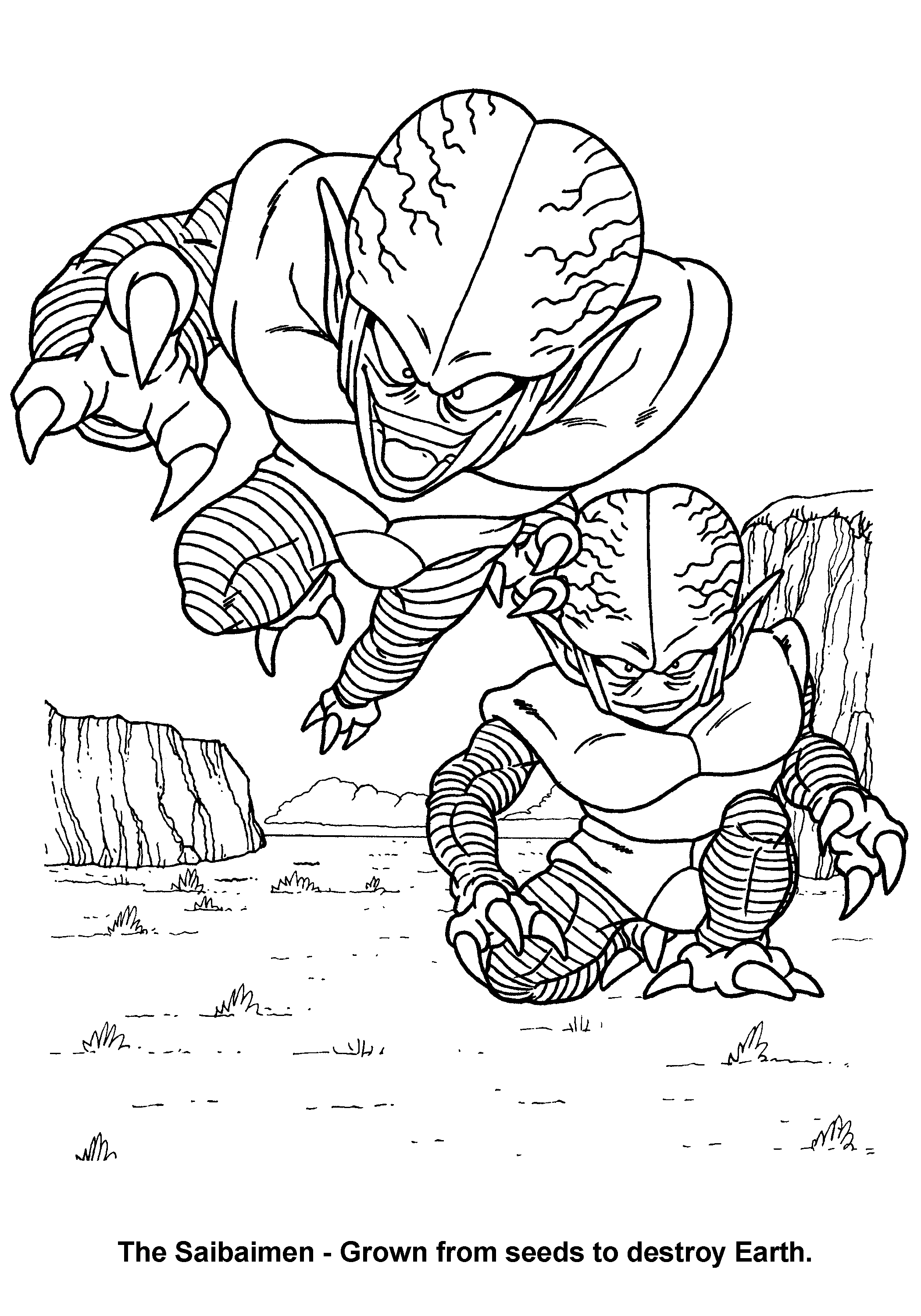 Goku en plein combat contre un adversaire dans un décor dynamique