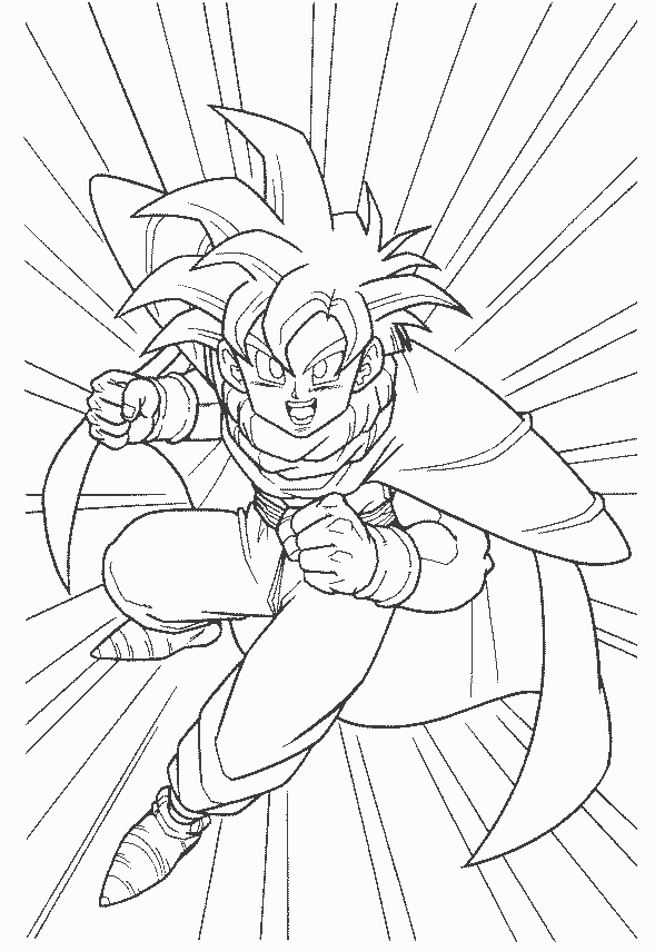 Goku en pleine action avec un Kamehameha dans un décor inspiré de Dragon Ball Z