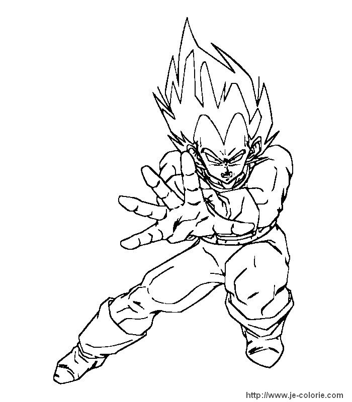 Scène de combat entre personnages emblématiques de Dragon Ball Z