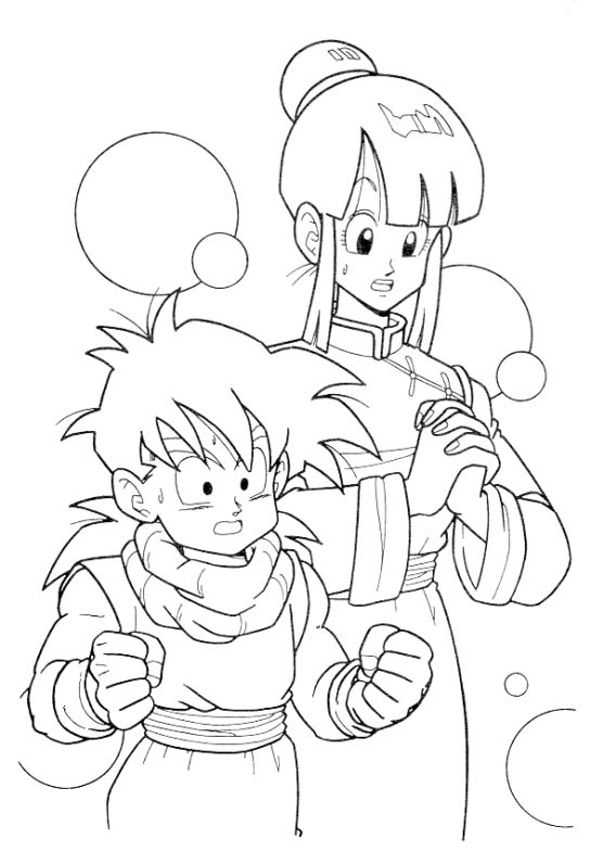 Goku en pleine action avec son Kamehameha sur un fond dynamique