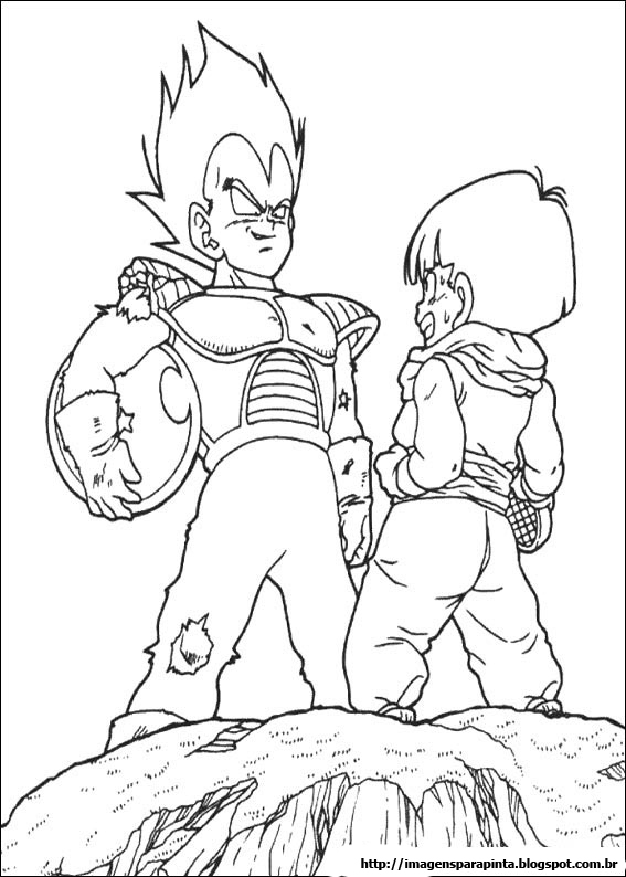 Goku en pleine action avec un décor dynamique et énergique