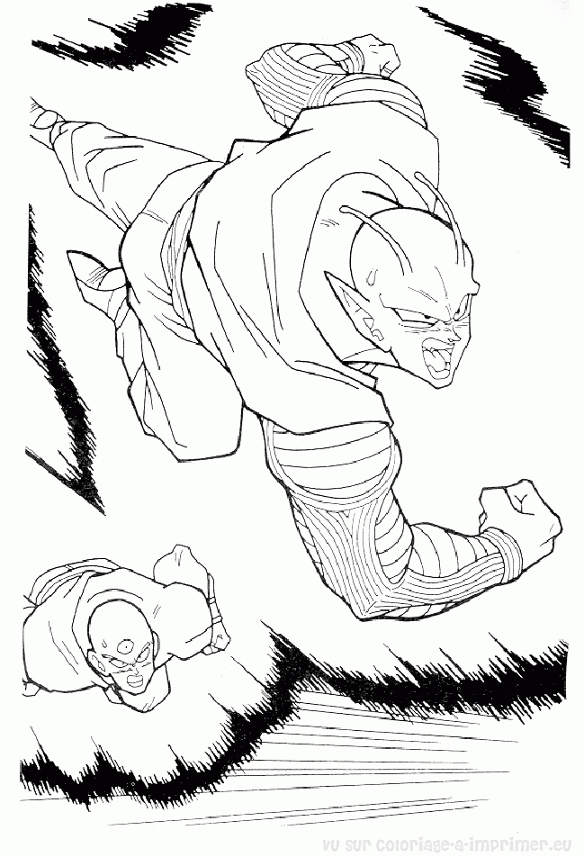 Goku en pleine action avec son Kamehameha dans un décor dynamique