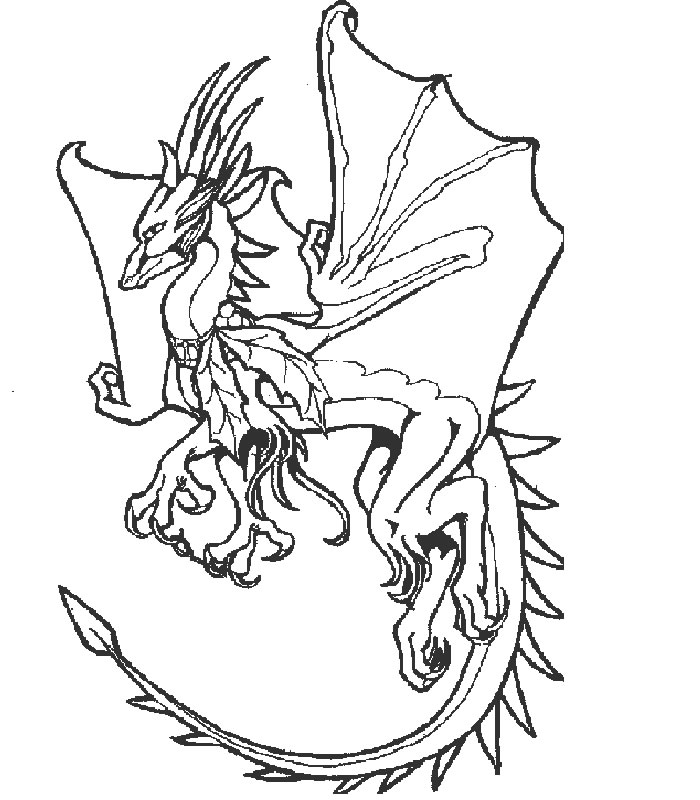 Un dragon majestueux aux ailes déployées dans un paysage fantastique
