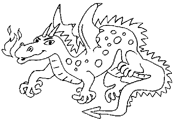Un dragon en plein vol au-dessus d'un paysage montagneux