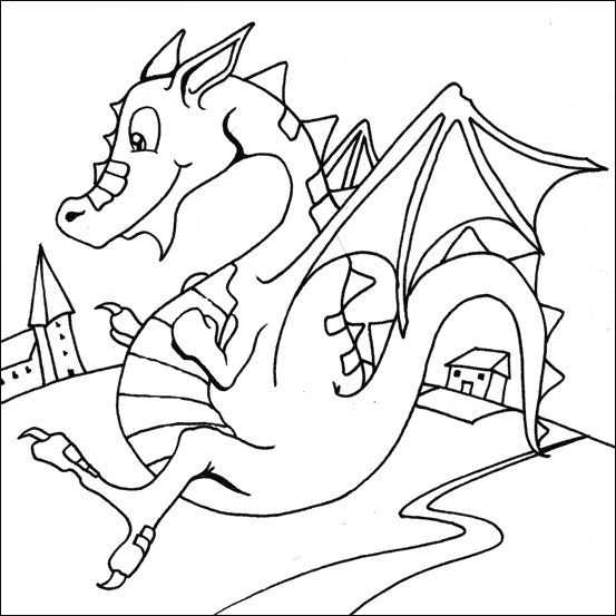 Un dragon majestueux survolant des montagnes escarpées