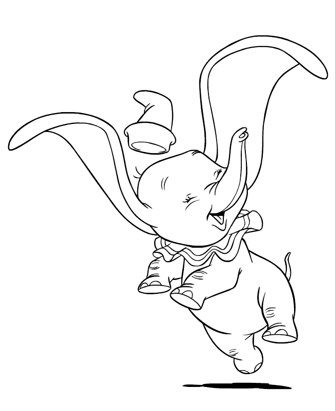 Dumbo et ses grandes oreilles en pleine aventure sous le ciel