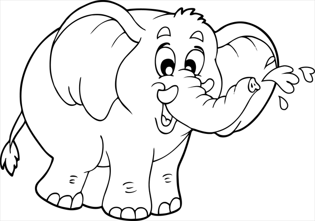 Un éléphant joyeux marchant dans la savane