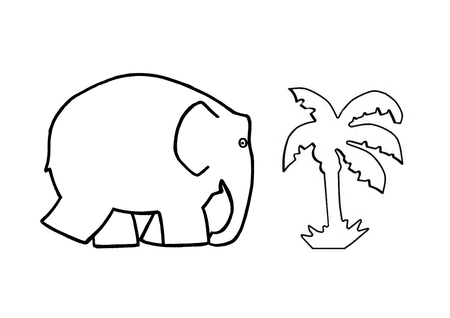 Un éléphant joyeux se promenant dans la savane