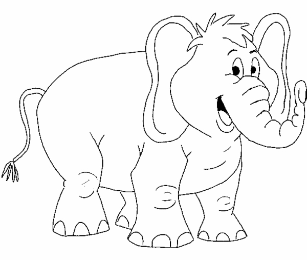 Un éléphant joyeux se promenant dans la savane
