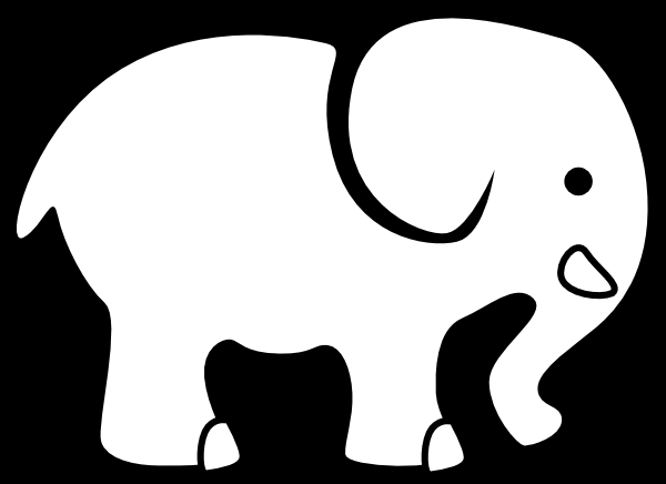 Un éléphant joyeux se promenant dans la savane