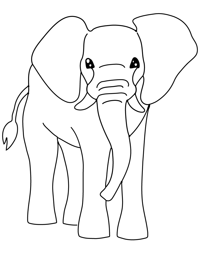 Éléphant joyeux se promenant dans la savane