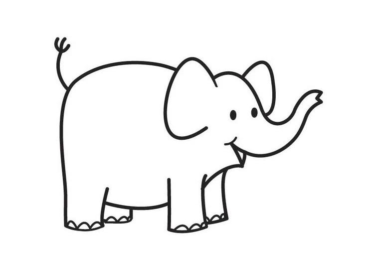 Un éléphant joyeux se balançant sous un arbre