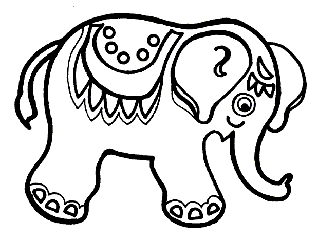 Un éléphant joyeux se balançant sous un arbre