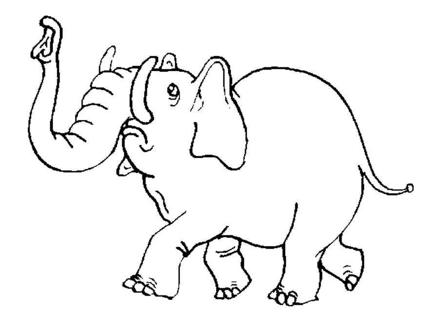 Éléphant joyeux en pleine nature avec un décor floral