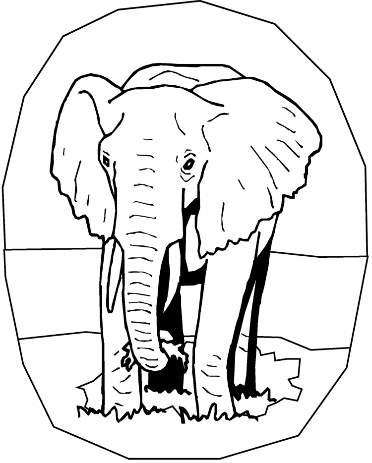 Éléphant jouant dans la savane avec des arbres en arrière-plan