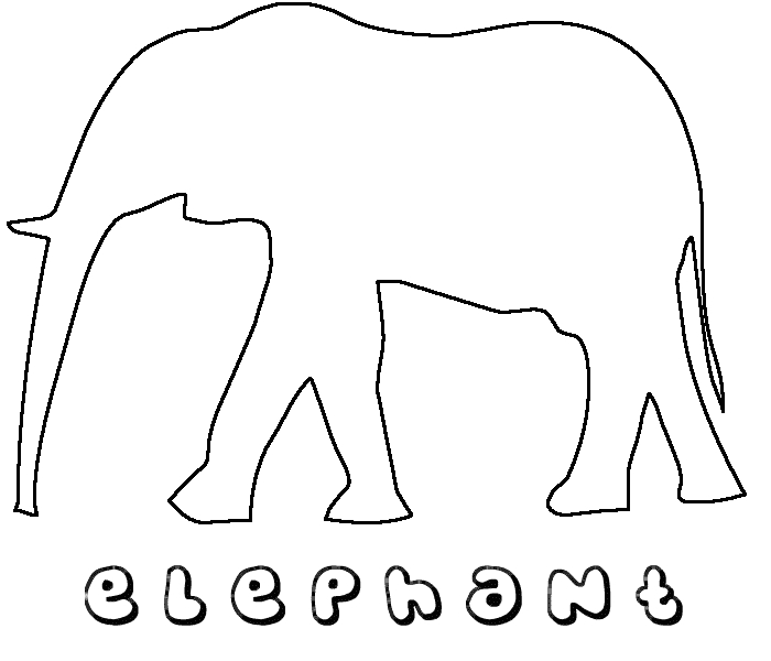 Éléphant en pleine marche dans la savane