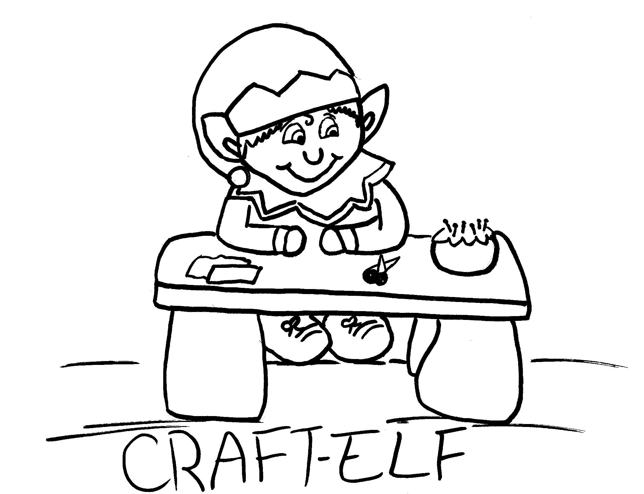 Coloriage d'une elfe en pleine nature avec des fleurs