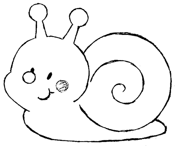Un escargot se déplace paisiblement sur un chemin de jardin