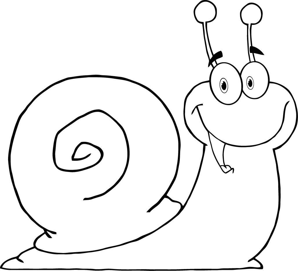 Un escargot sur une feuille avec un paysage simple en arrière-plan