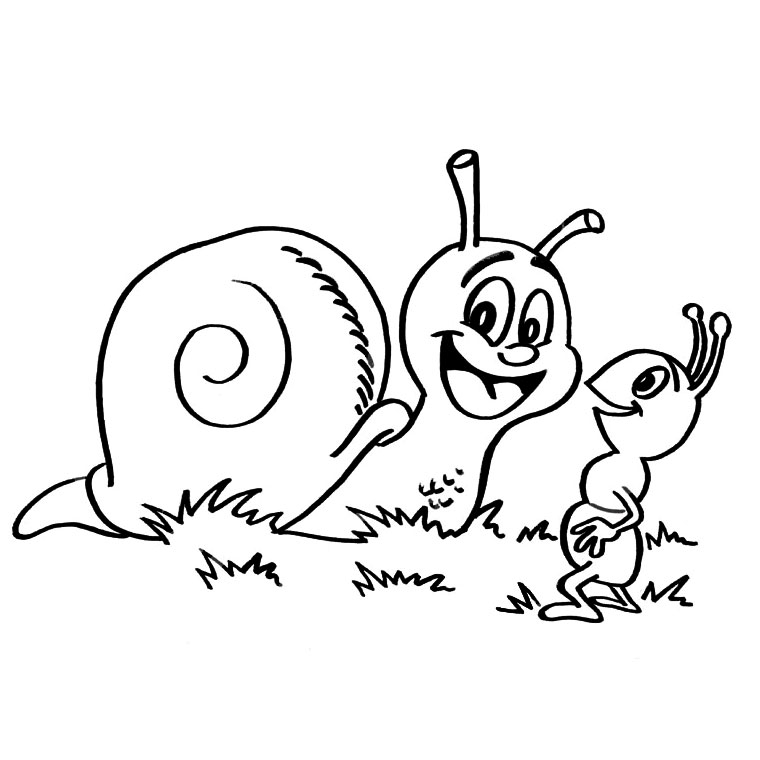 Escargot sur une feuille avec des détails de nature environnante