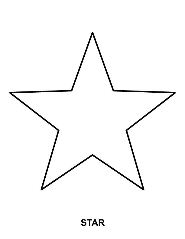 Coloriage d'une étoile avec des motifs variés