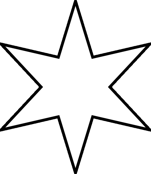 Coloriage d'une étoile stylisée avec motifs et détails