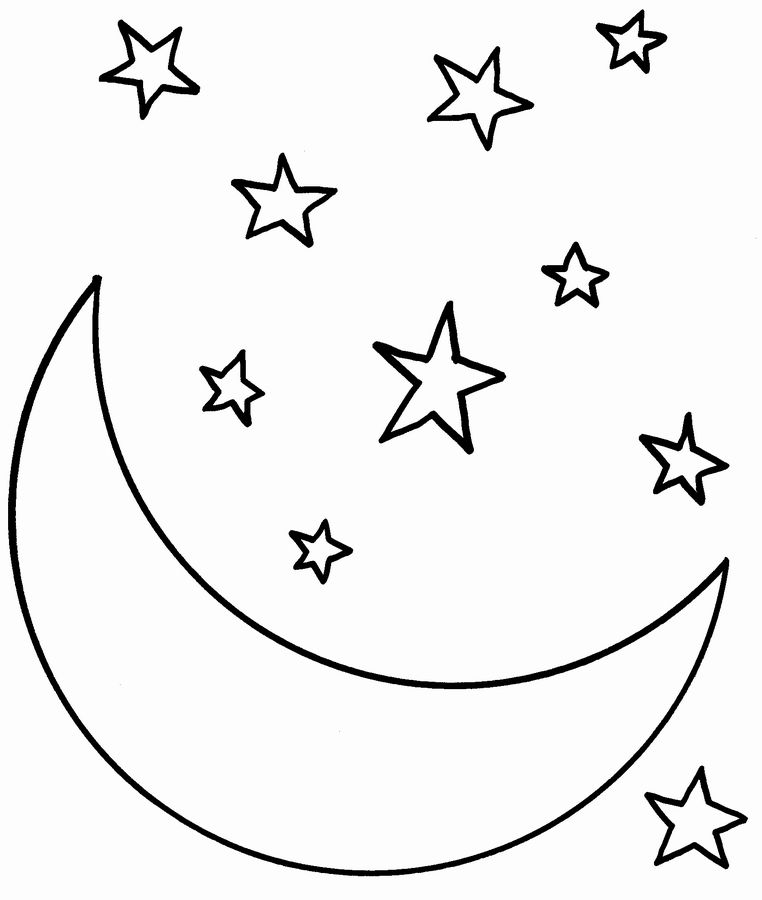 Coloriage d'une étoile sur fond simple