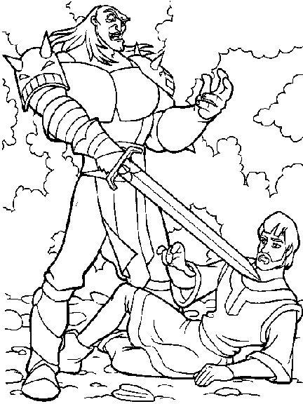 Coloriage Excalibur, l'épée magique #16345 à imprimer Coloriage Excalibur, l'épée magique #16345 à imprimer