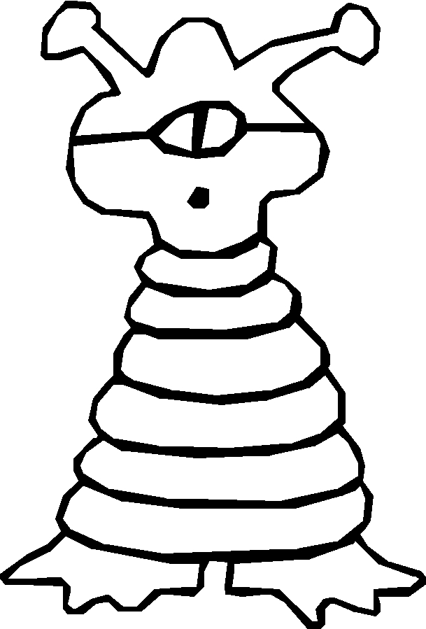Un extraterrestre souriant sur une planète inconnue Un extraterrestre souriant sur une planète inconnue