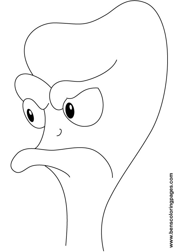 Coloriage d'un extraterrestre souriant dans un décor spatial