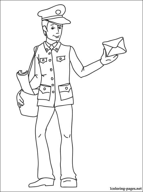 Un facteur souriant livrant du courrier dans un cadre champêtre