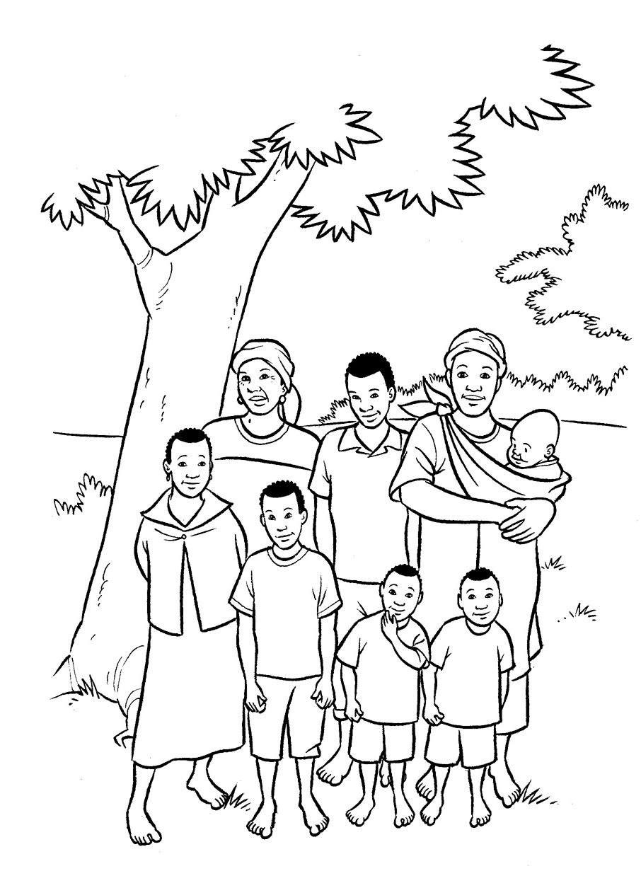 Une famille réunie autour d'une activité de coloriage dans un cadre chaleureux