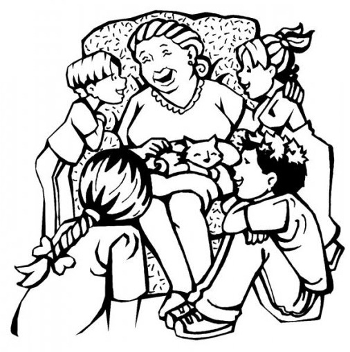 Une famille joyeuse en plein moment de partage autour d'un pique-nique