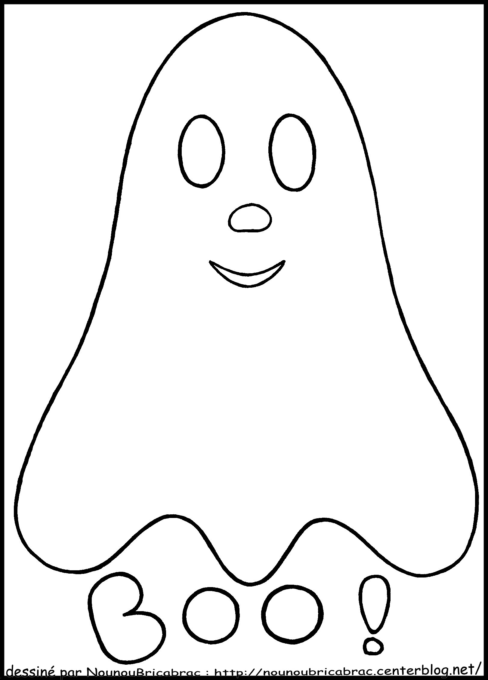 Un fantôme souriant dans une ambiance nocturne