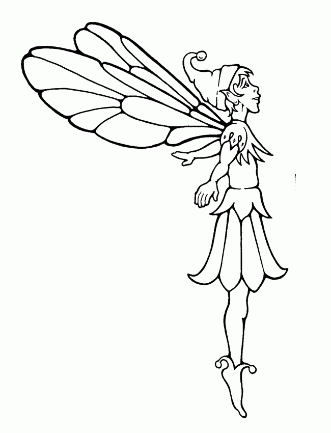 Une fée délicate dans un jardin fleuri