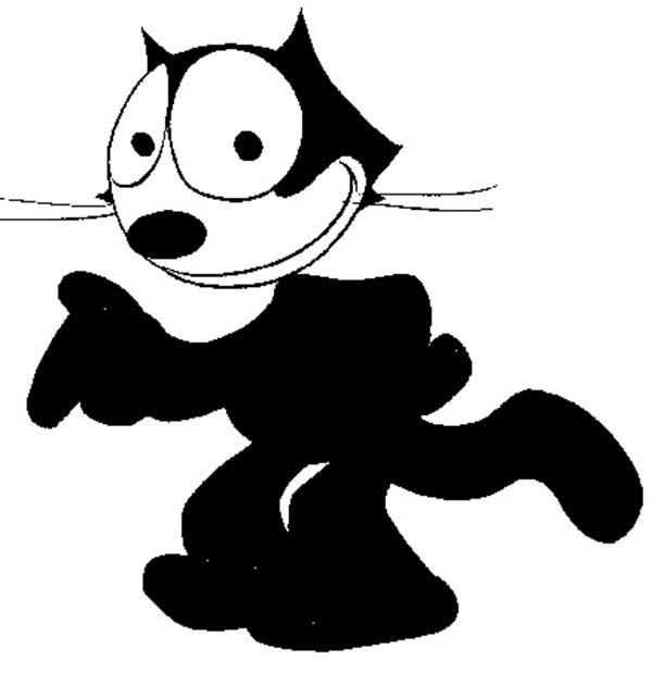 Félix le chat en train de jouer avec une pelote de laine