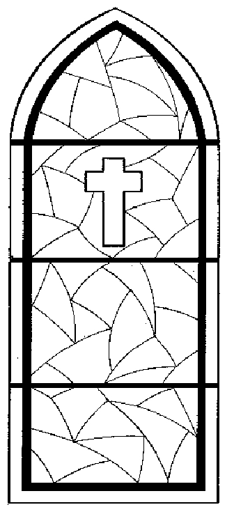 Coloriage d'une fenêtre avec un bouquet de fleurs sur le rebord