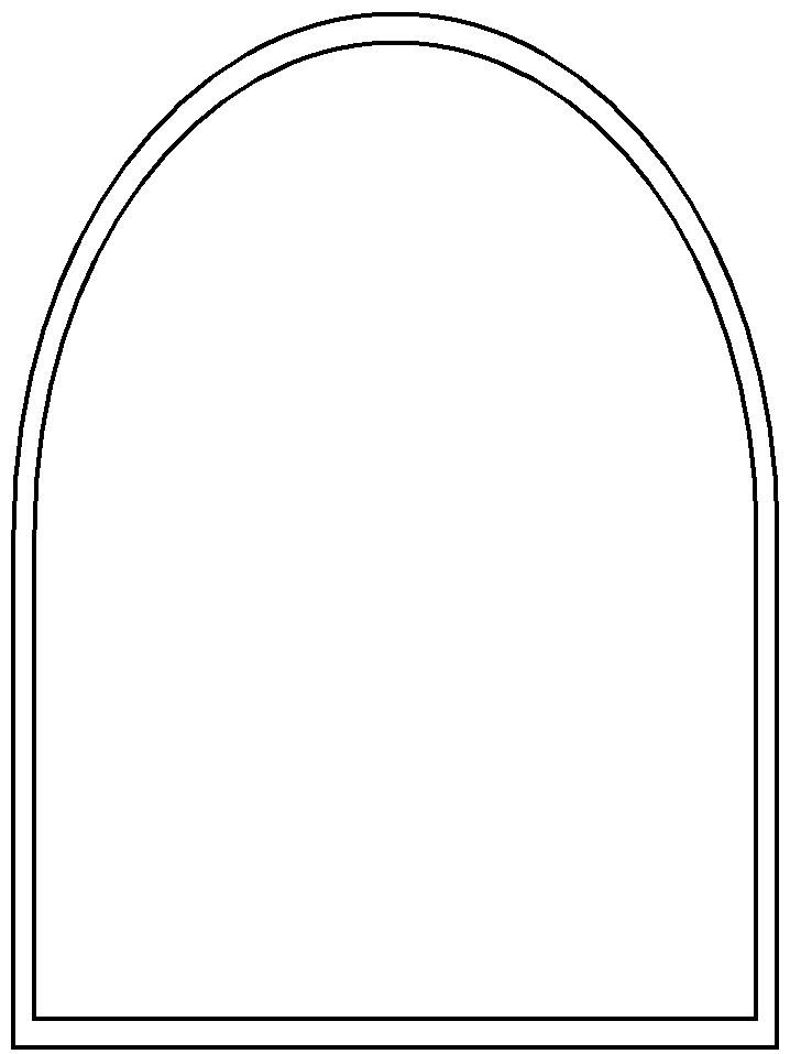 Coloriage d'une fenêtre avec des détails architecturaux
