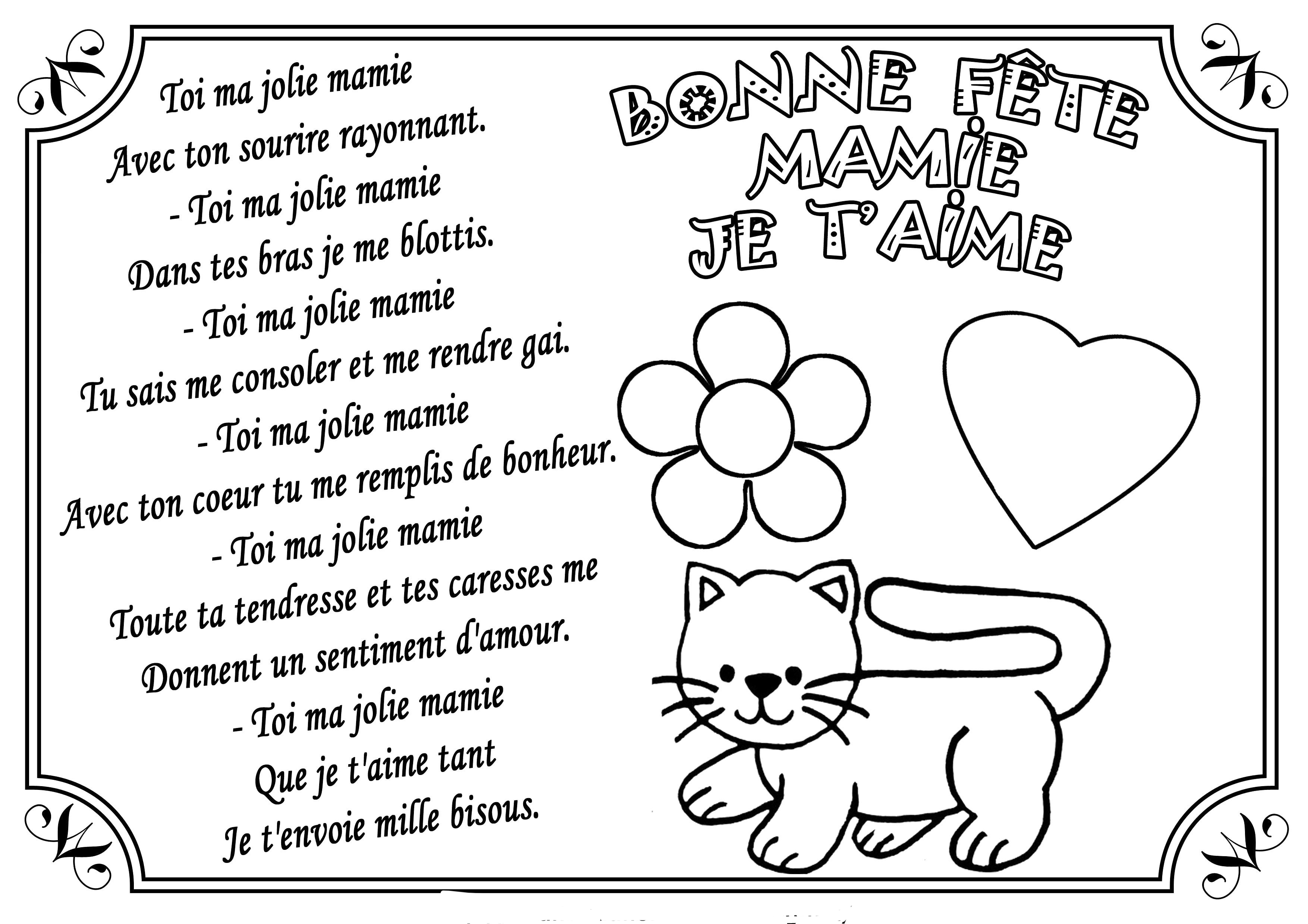 Coloriage fête des mères avec un bouquet de fleurs colorées