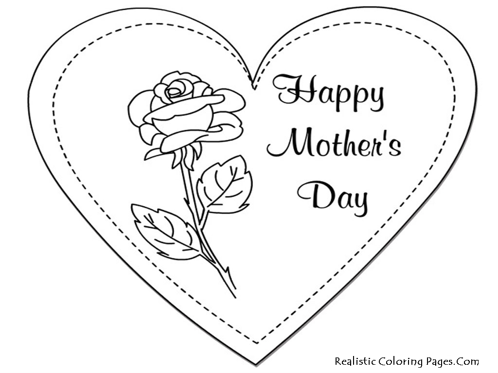Coloriage fête des mères avec un bouquet de fleurs et un message affectueux