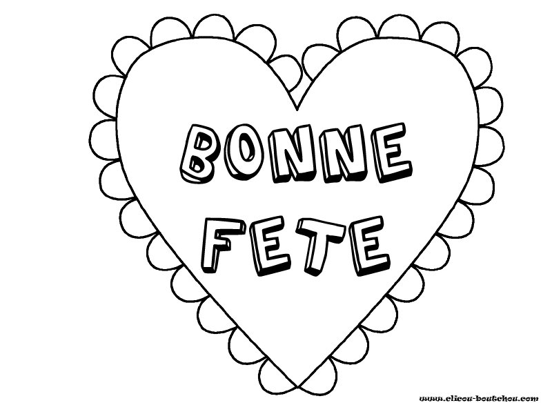 Coloriage d'une fête des mères avec des enfants et des fleurs