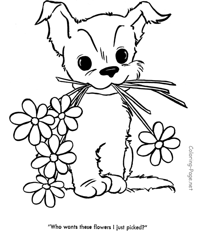Coloriage de la fête des mères avec un bouquet de fleurs et une carte