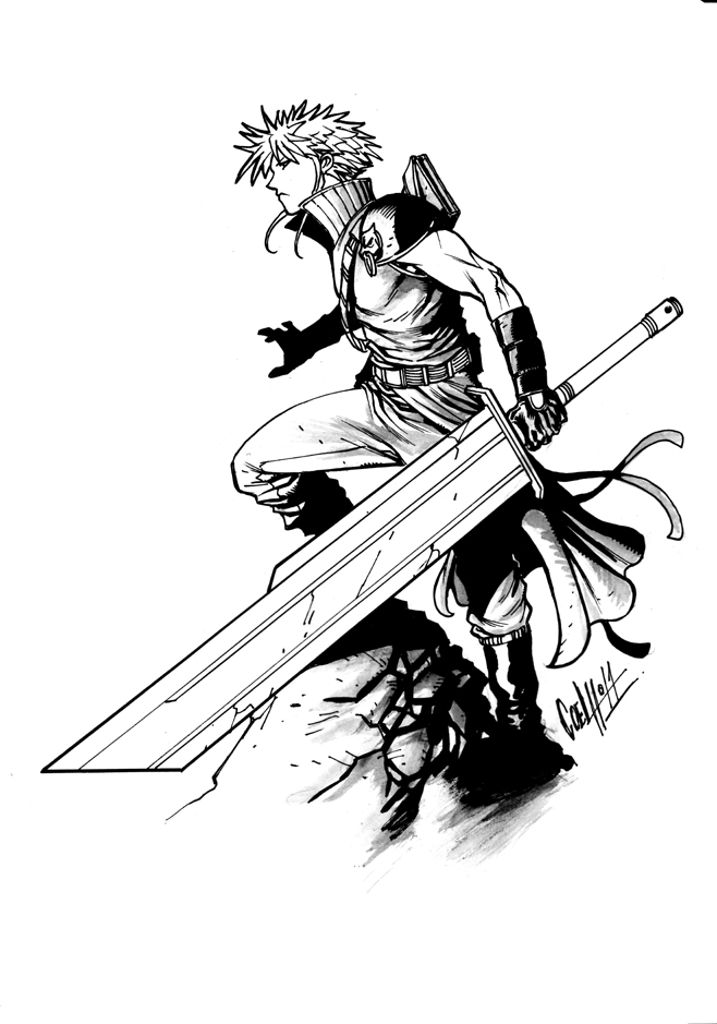 Personnages de Final Fantasy dans une scène d'action dynamique