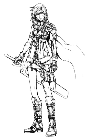 Personnages de Final Fantasy se préparant au combat dans un paysage fantastique