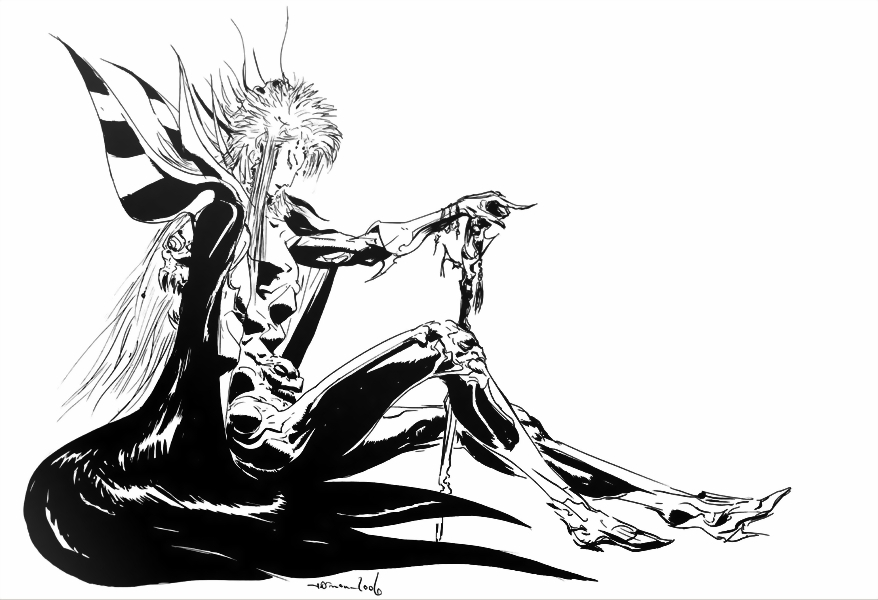 Personnages de Final Fantasy dans une scène d'action dynamique