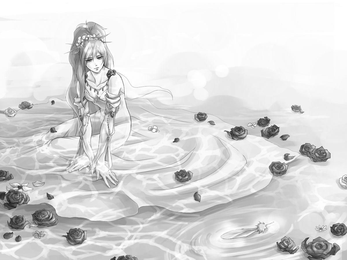 Personnages de Final Fantasy en pleine action dans un paysage mystique